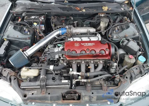 1995 Honda Civic Ex из США, поврежденный, VIN JHMEH969XSS021338